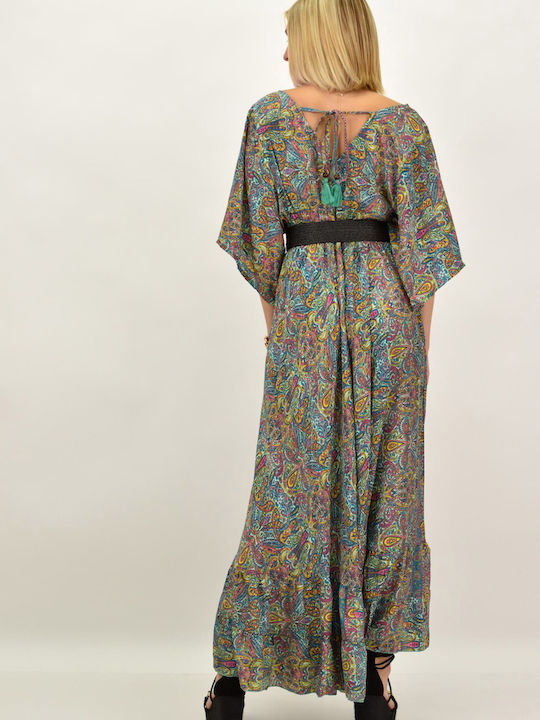 Summer Maxi Dress Turquoise