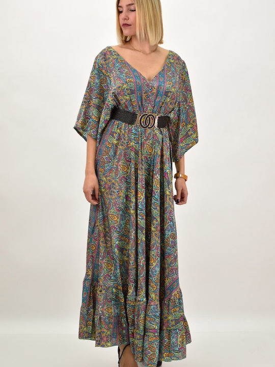 Summer Maxi Dress Turquoise