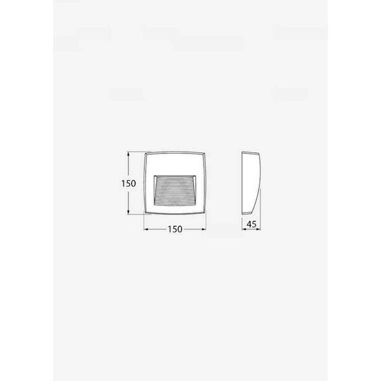 Fumagalli Lorenza 150 Wall-Mounted Outdoor Lighting Gray Fumagalli Lorenza 150 Wall-Mounted Outdoor Lighting Gray