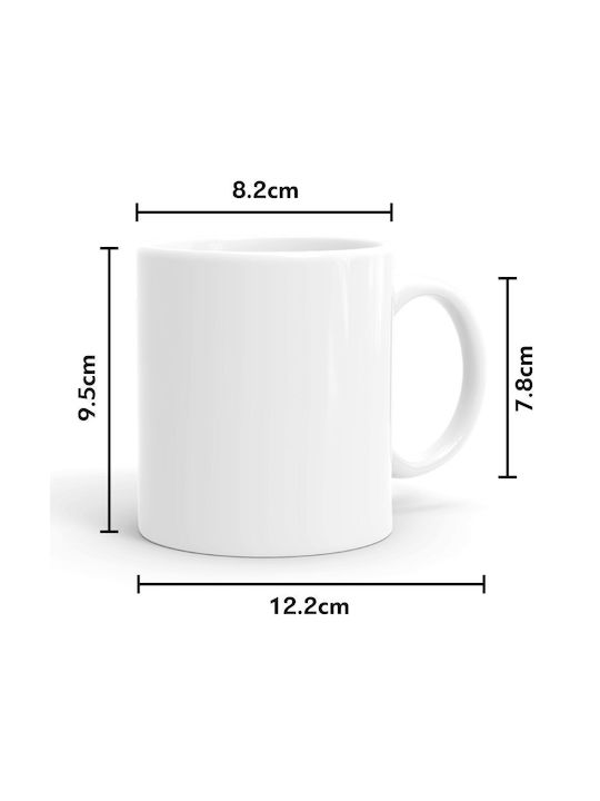Koupakoupa Becher Keramik Weiß 330ml