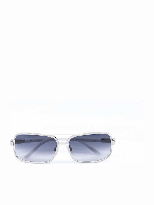 Dolce & Gabbana Unisex Sunglasses with White Metal Frame and Gray Gradient Lens DG2048 0628G