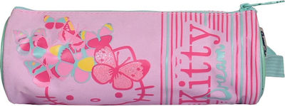 Sunce Pencil Case Barrel with 1 Compartment Pink