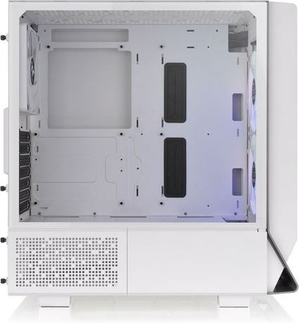 Thermaltake Ceres 300 TG Геймърско бюро Midi Tower Компютърна кутия със страничен прозорец и RGB осветление Бял