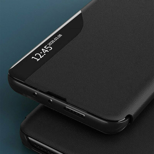 Techsuit eFold Buchen Sie Synthetisches Leder Schwarz (Galaxy Note 20 Ultra)