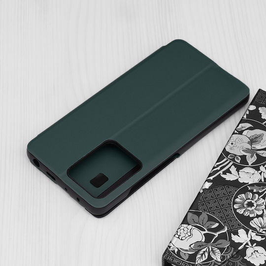 Techsuit eFold Book Piele artificială Verde (Redmi Note 12 Pro / Poco X5 Pro)