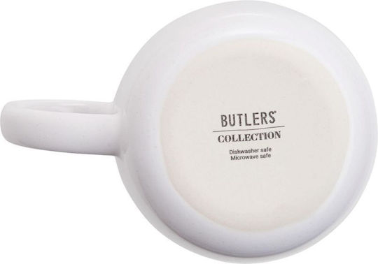 Butlers Becher Keramik Weiß 300ml