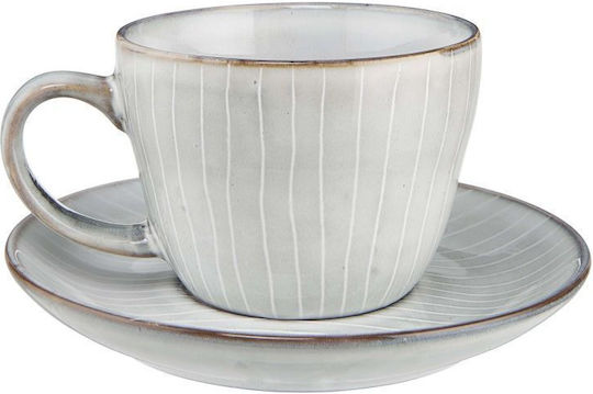 Butlers Cană Ceramică Gri 270ml