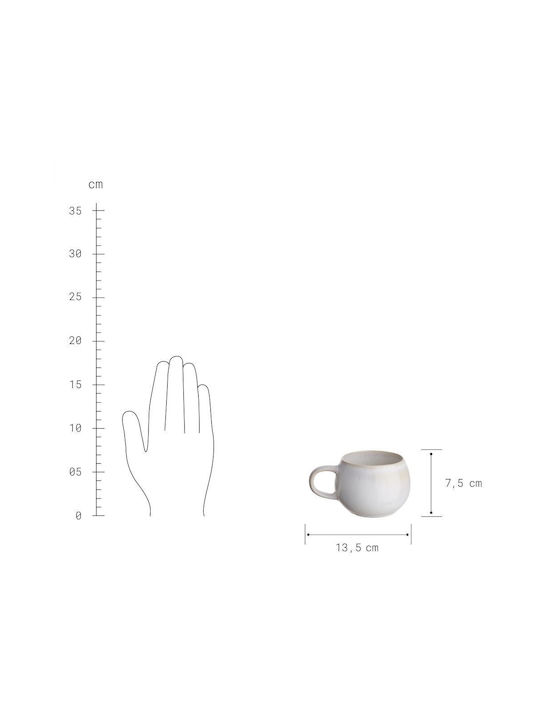 Butlers Κούπα Πήλινη Λευκή 350ml