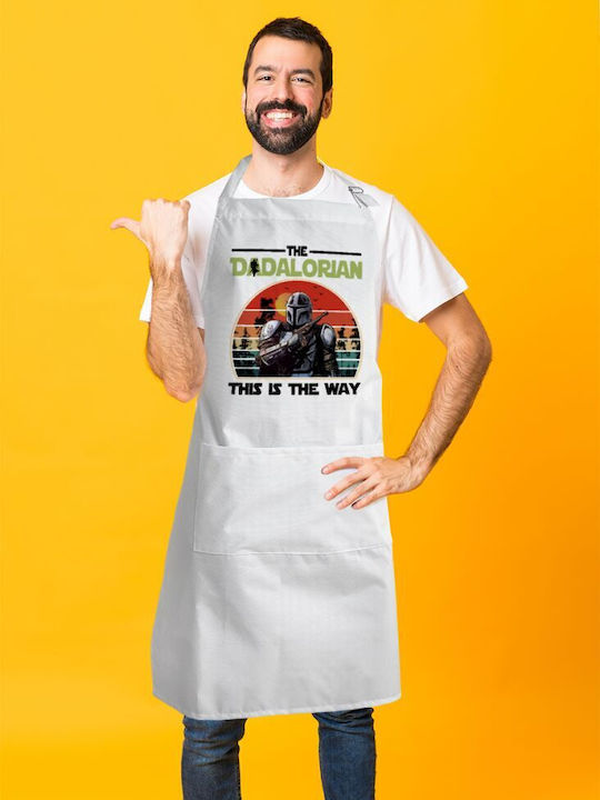 Koupakoupa Impermeabil Șorț de Bucătărie Albă KP_18161_APRON-BBQ-ADULT 1buc