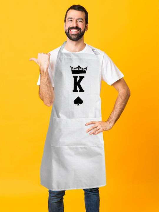 Koupakoupa Impermeabil Șorț de Bucătărie Albă KP_18114_APRON-BBQ-ADULT 1buc