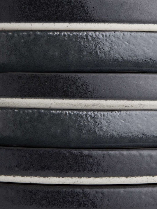Butlers Casa Nova Farfurie joasă Ceramică Negru cu Diametru 22.5cm