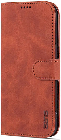 AZNS Wallet Δερματίνης Καφέ (iPhone 14 Pro)