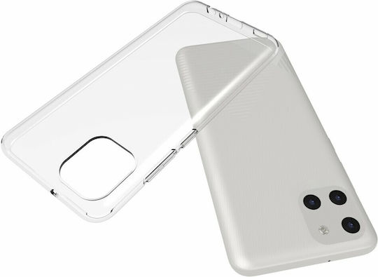 Sockproof Anti-Slip Back Cover Silicone Transparent (Galaxy A03)