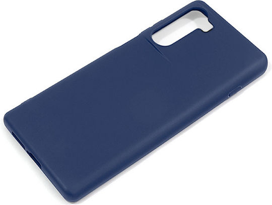 Back Cover Σιλικόνης Μπλε (Moto G200)