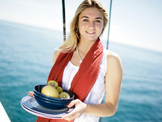 Marine Business Sailor Soul Shallow Serving Plate Made of Melamine White 6 Pieces