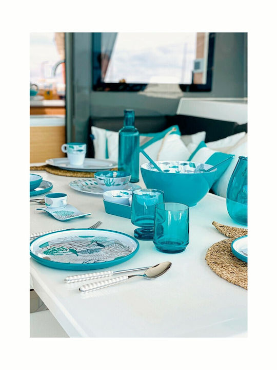 Marine Business Coastal Плитка Чиния От Меламин Бяла С Диаметър 25см 6 Бройки