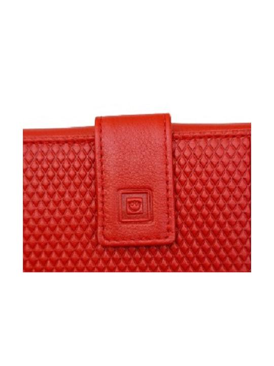 Luxus Leather Women's Wallet Red