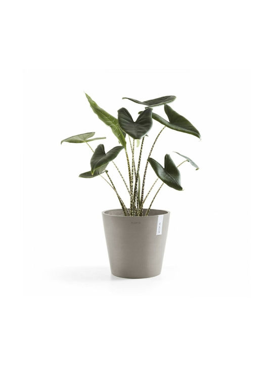 Ecopots Amsterdam Γλάστρα Πλαστική Taupe 40x40x35εκ.