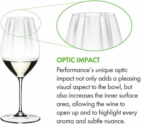 Riedel Set de pahare pentru Vin Alb din Cristal Cu picior 2buc Riedel Set de pahare pentru Vin Alb din Cristal Cu picior 2buc
