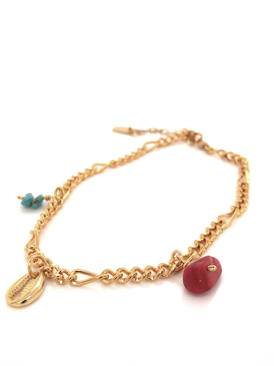 LifeLikes Bracelet Anklet Chain Gold Plated