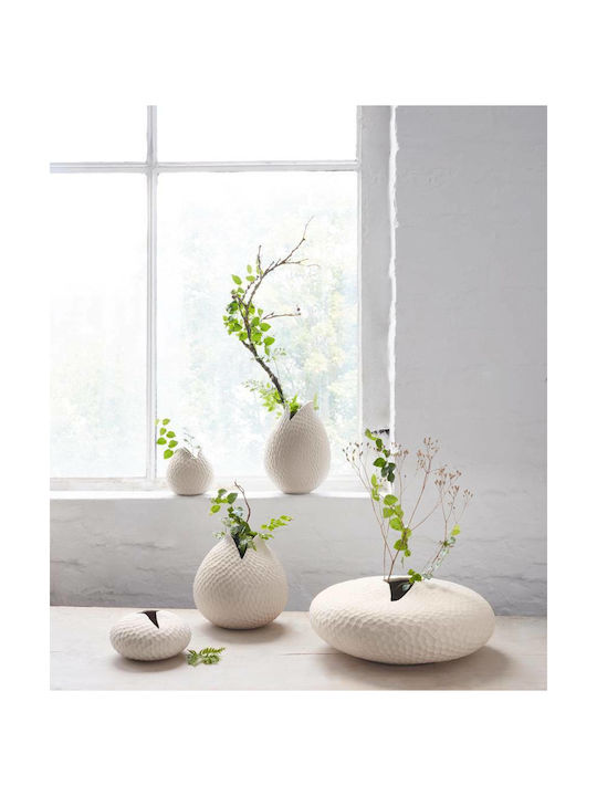 ASA Furniture Decorative Vase White 10x10x10.5cm