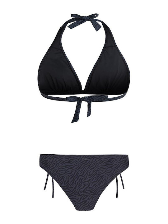 Bikini Set Triangle With Removable Padding Black