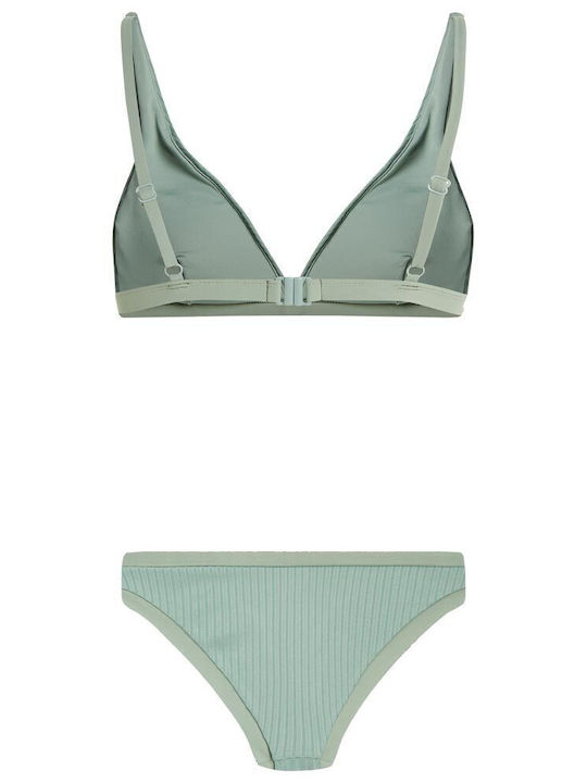 Bikini Set Triangle Top & Slip Bottom Turquoise