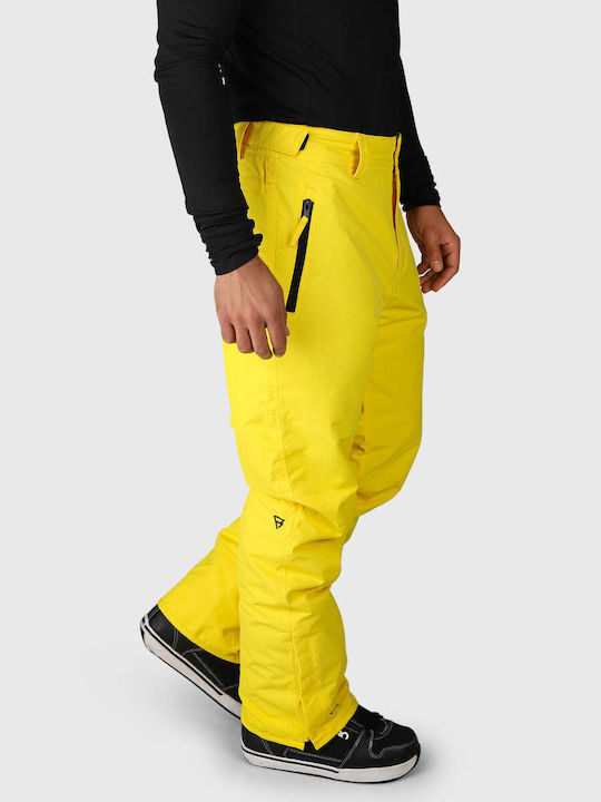Brunotti Footrail 2131220001-3499 Men's Trousers for Ski & Snowboard Yellow