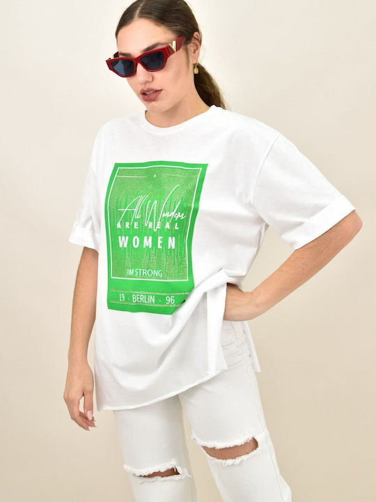 Γυναικείο T-shirt Λευκό