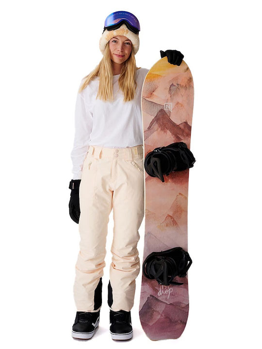 Rip Curl Rider 004WOU-0003 Γυναικείο Παντελόνι Σκι & Snowboard Μπεζ