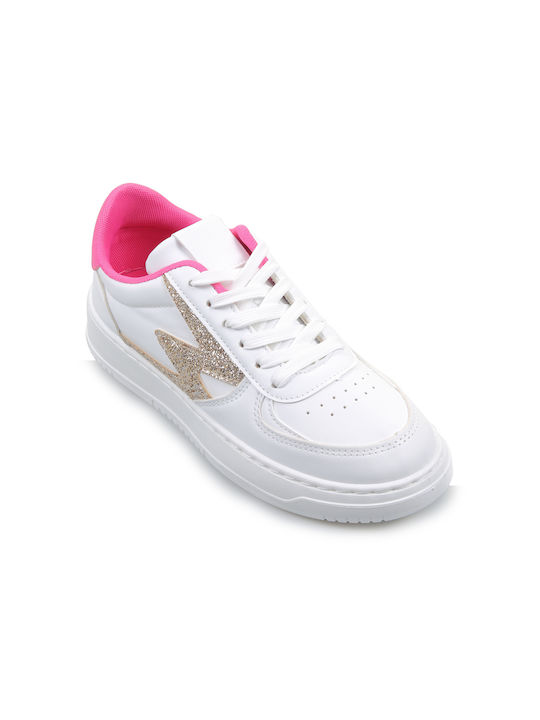 Fshoes Damen Sneakers Rosa