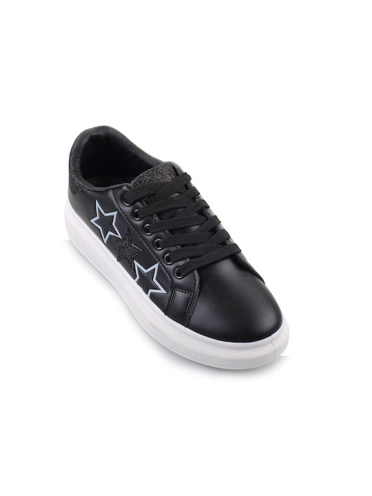 Fshoes Damen Sneakers Schwarz