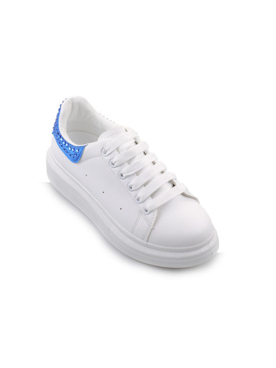 Fshoes Γυναικεία Sneakers Λευκά