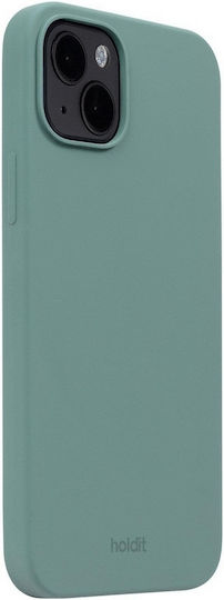 Holdit Back Cover Σιλικόνης 0.8mm Πράσινο (iPhone 14 Plus)