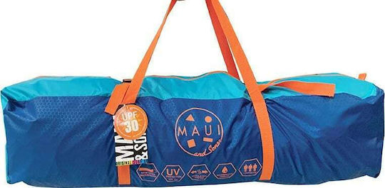 Maui & Sons Automatic Camping Tent Blue 3 Seasons for 3 People 220x220x140cm