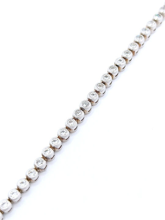 PS Silver Bracelet Riviera made of Silver with Zircon