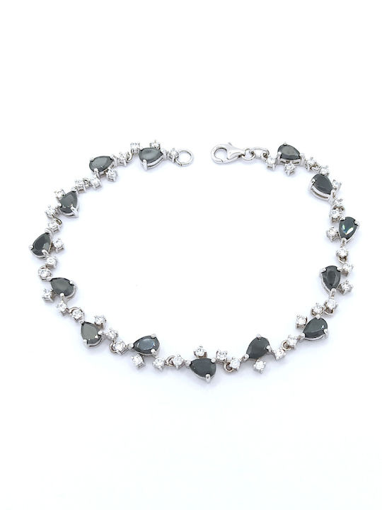 PS Silver Bracelet Riviera made of Silver with Zircon