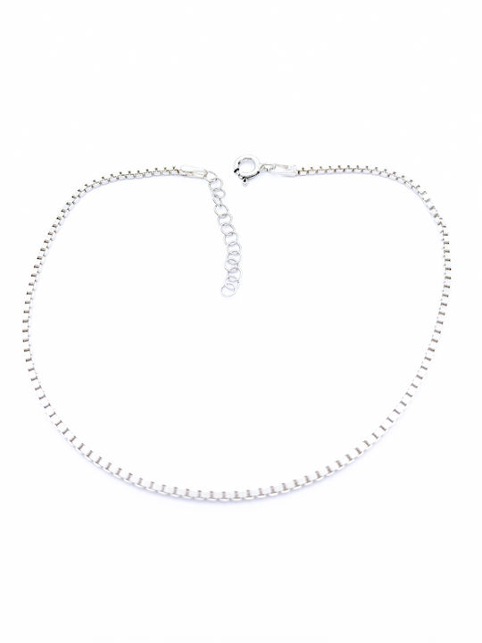 PS Silver Damen Armband Fußkettchen Kette aus Silber