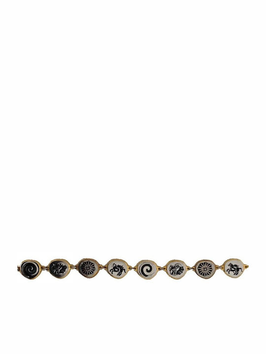 Tatu Moyo Bracelet made of Silver Gold Plated