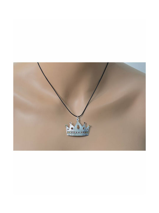 Paraxenies Necklace with design Tiara from Silver