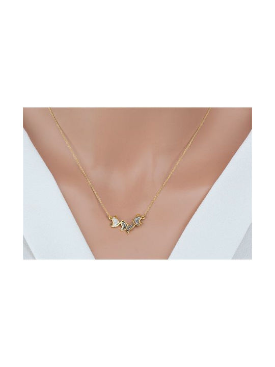 Paraxenies Necklace with design Butterfly from Silver