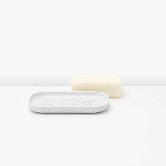 Brabantia Countertop Metal Soap Dish White