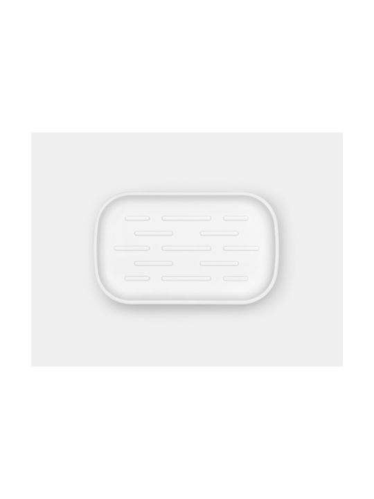 Brabantia Metallic Soap Dish Countertop White