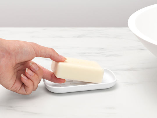 Brabantia Countertop Metal Soap Dish White