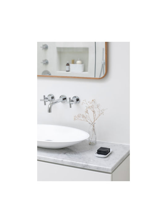 Brabantia Metallic Soap Dish Countertop White