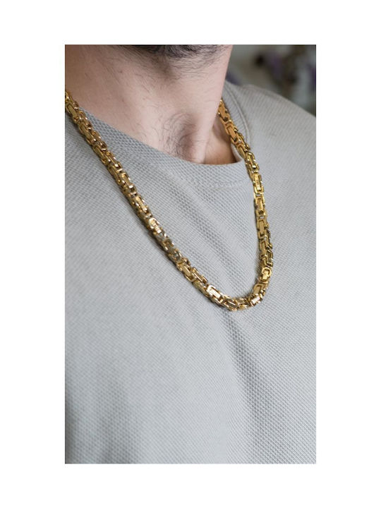 Paraxenies Chain Neck made of Steel Gold-Plated