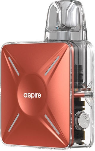 Aspire Cyber X Coral Orange Box Mod Kit 3ml με Ενσωματωμένη Μπαταρία