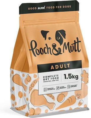 Pooch & Mutt Small Dog 1.5kg Dry Food Grain Free for Puppies of Small Breeds with Chicken