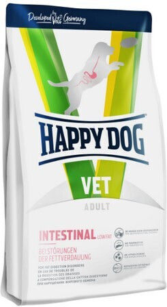 Happy Dog Vet Intestinal 1kg Dry Food for Dogs Gluten-Free with Lamb and Potatoes