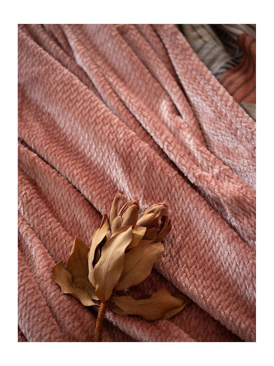 Palamaiki Chloee Decke Fleece Einzeln 160x220cm Rosa